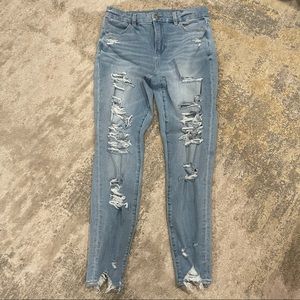 American Eagle ripped jeans